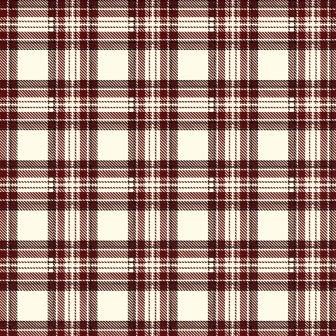 Toonbankrollen inpakpapier rode diagonale vierkanten met gouden randen op sterk wit papier.
 