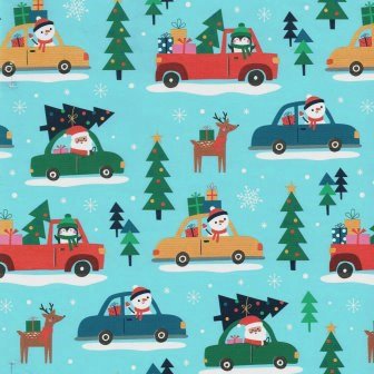 Inpakpapier kerstmis op glanzend wit papier.
 