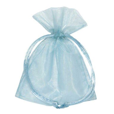 Organza cadeauzakje huidskleur.
 